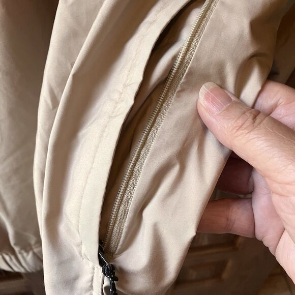 Cutter & Buck Pull Over Windbreaker Tan Khaki Size XXL V Neck Long Sleeve Golf - Picture 6 of 14